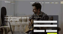 Desktop Screenshot of live4guitar.com