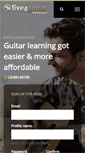 Mobile Screenshot of live4guitar.com